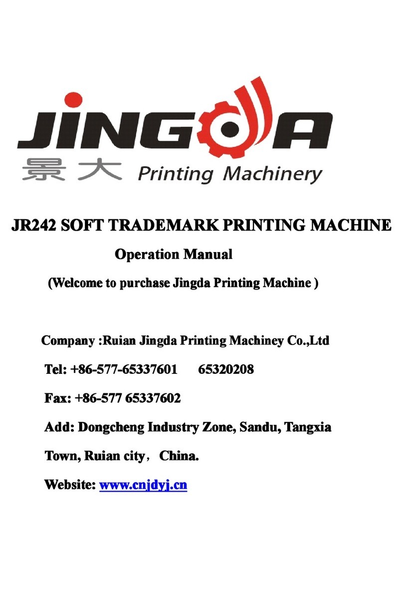 Jingda JR242 Operation manual