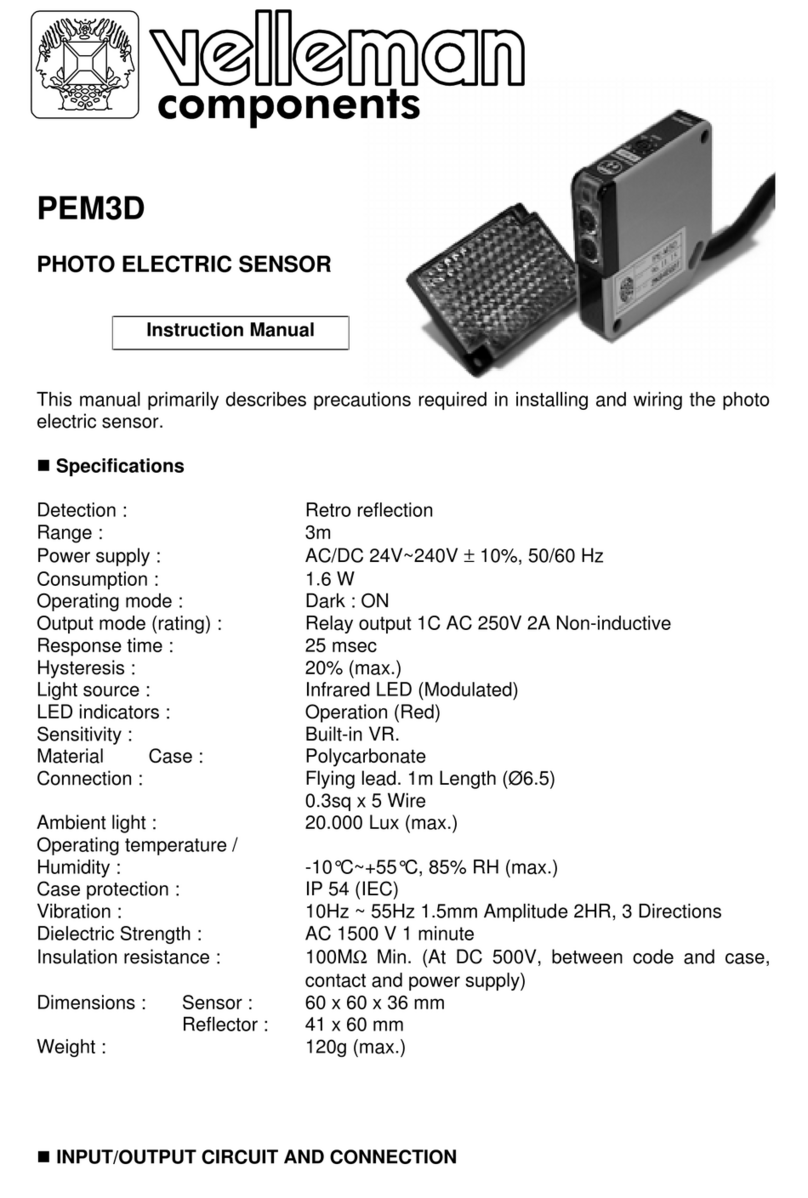Velleman components PEM3D instruction manual Velleman components PEM3D instruction manual