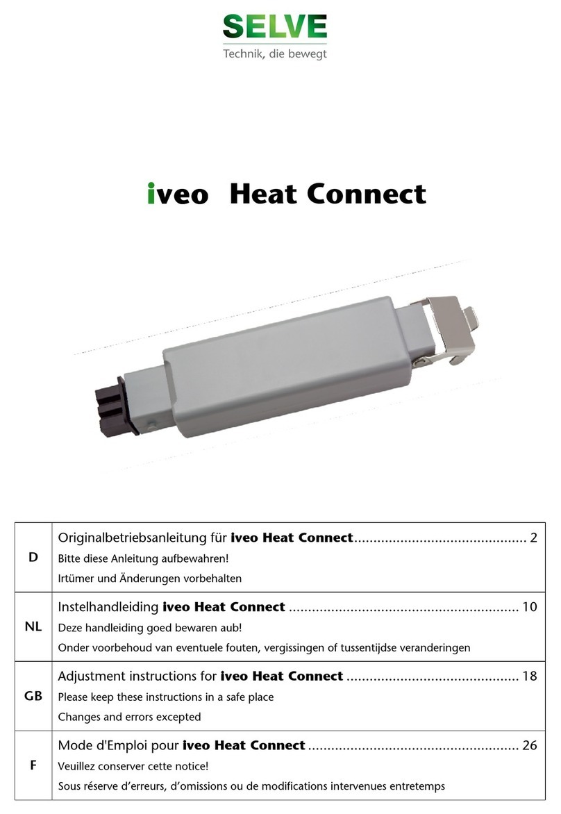 Selve iveo Heat Connect Adjustment instructions