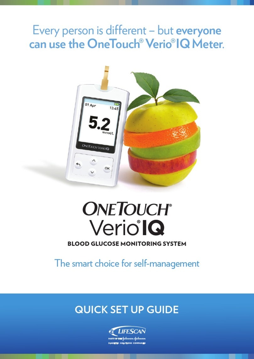 Lifescan OneTouch Verio IQ Quick setup guide