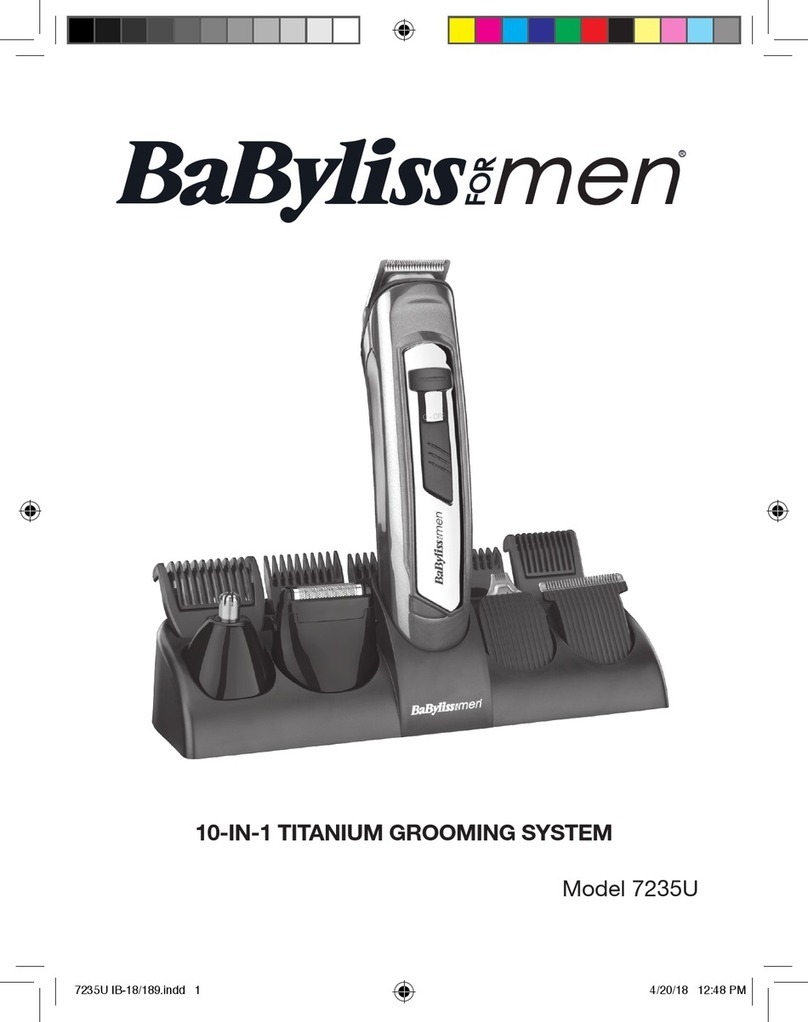 BaByliss for MEN 7235U manual