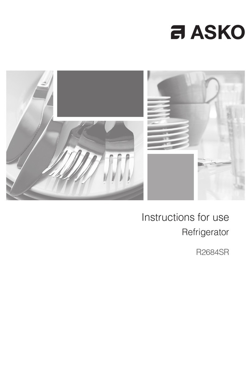 Asko R2684SR Instructions for use