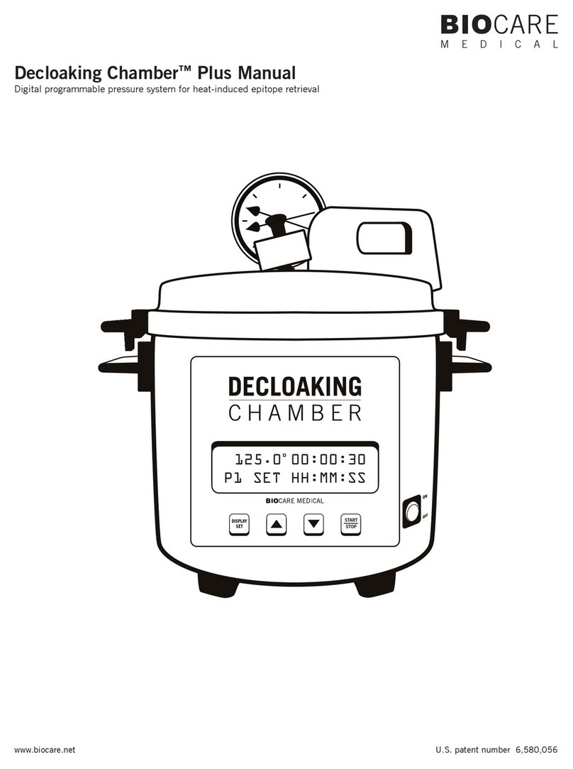 BioCare Medical Decloaking Chamber Plus manual