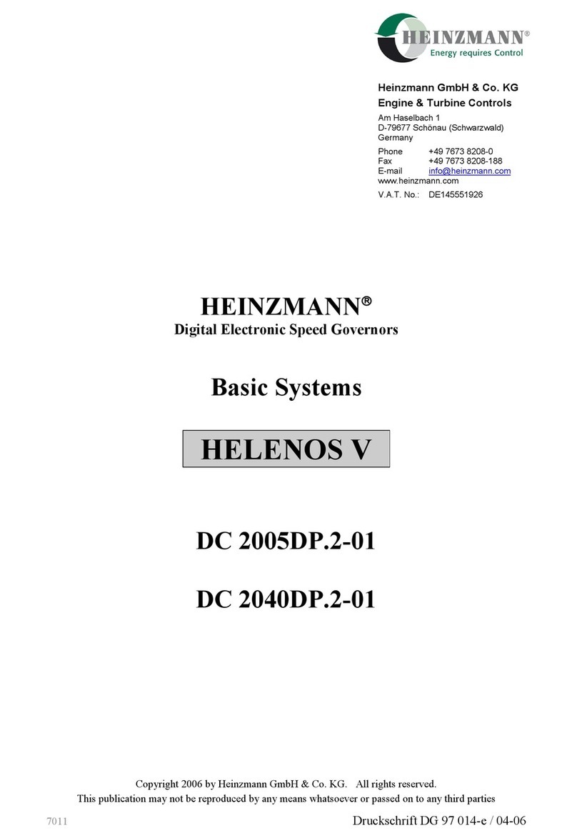 Heinzmann HELENOS V DC 2040DP.2-01 manual