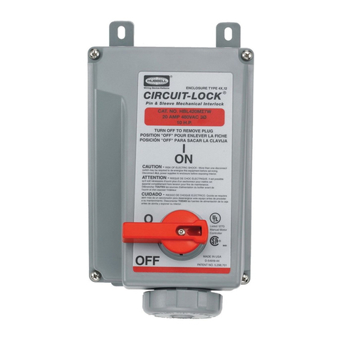 Hubbell CIRCUIT-LOCK Series Configuration guide