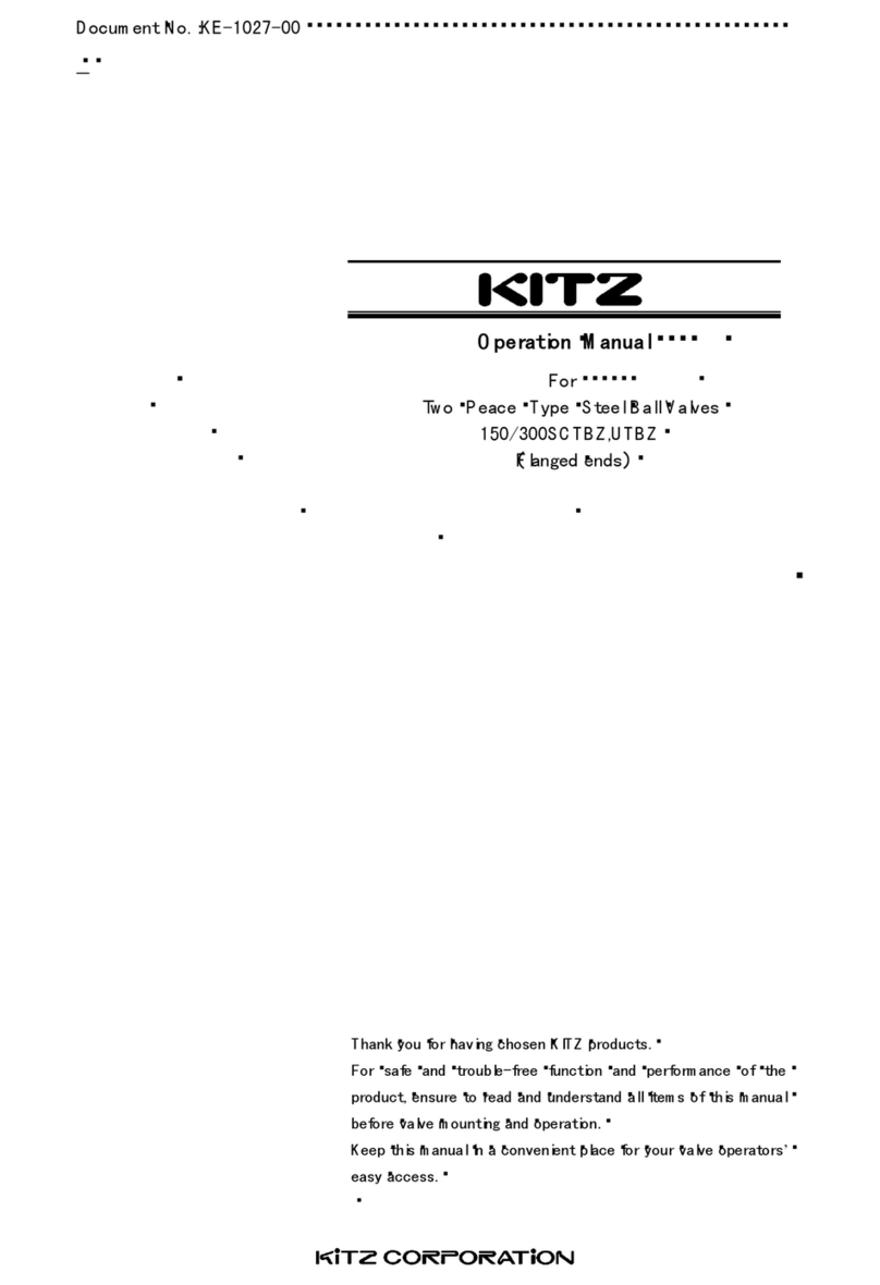 Kitz 150 SCTBZ Series Operation manual
