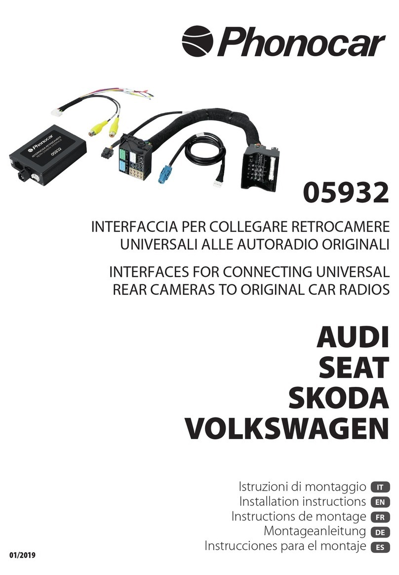 Phonocar 05932 installation instructions