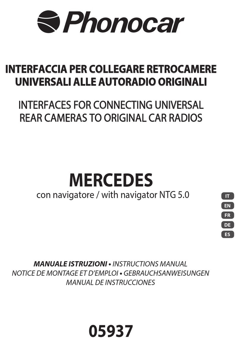 Phonocar 05937 instruction manual