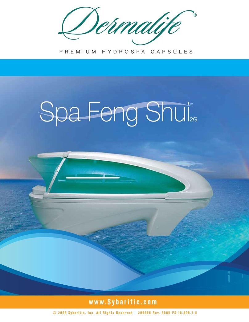 Sybaritic Dermalife Spa Feng Shui 2G User manual