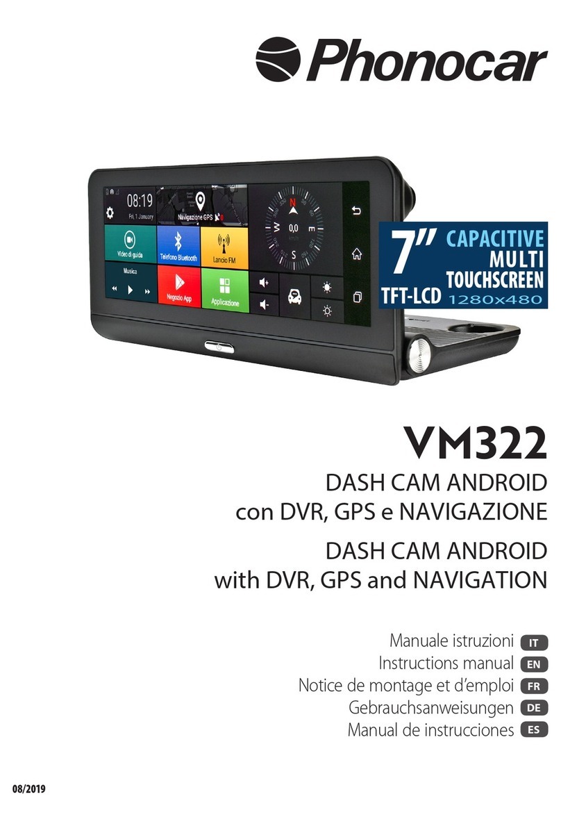 Phonocar VM322 instruction manual