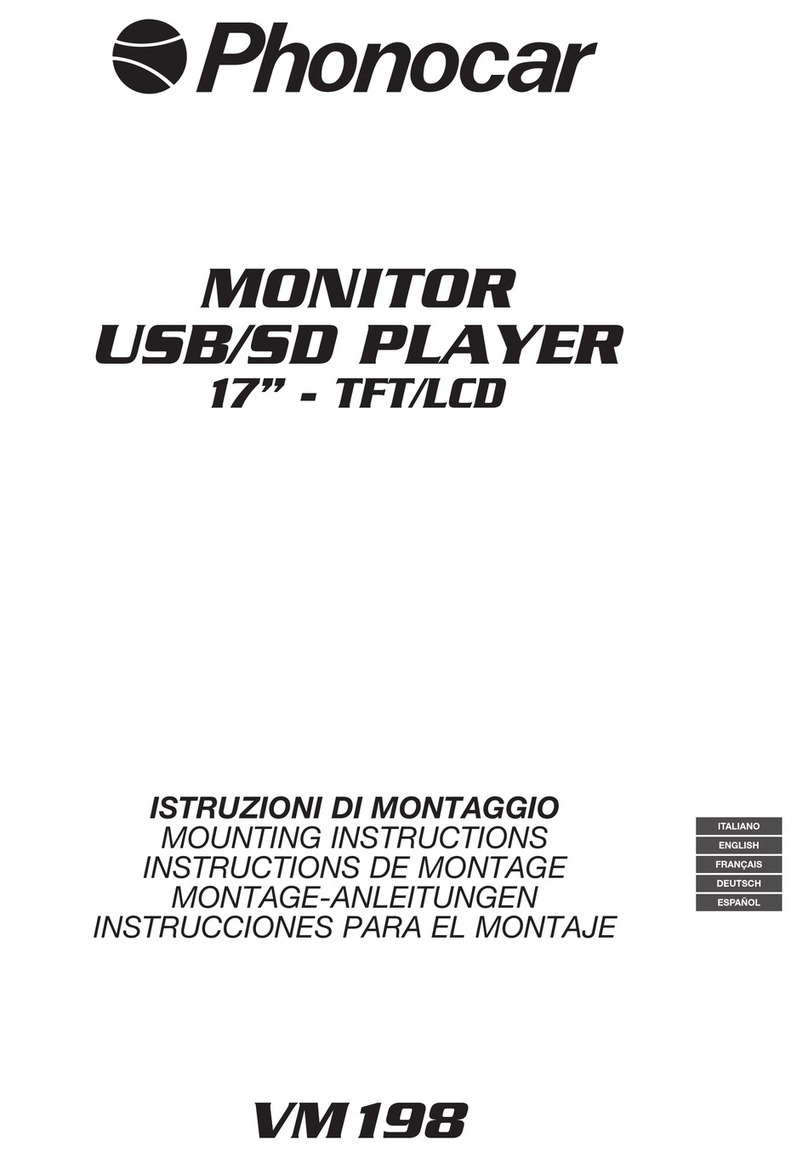 Phonocar VM 198 User manual