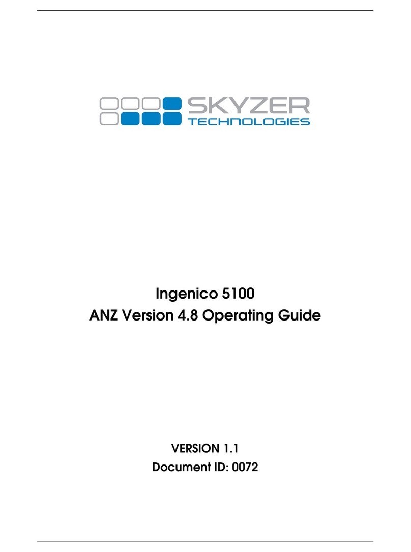 Skyzer Ingenico 5100 User manual
