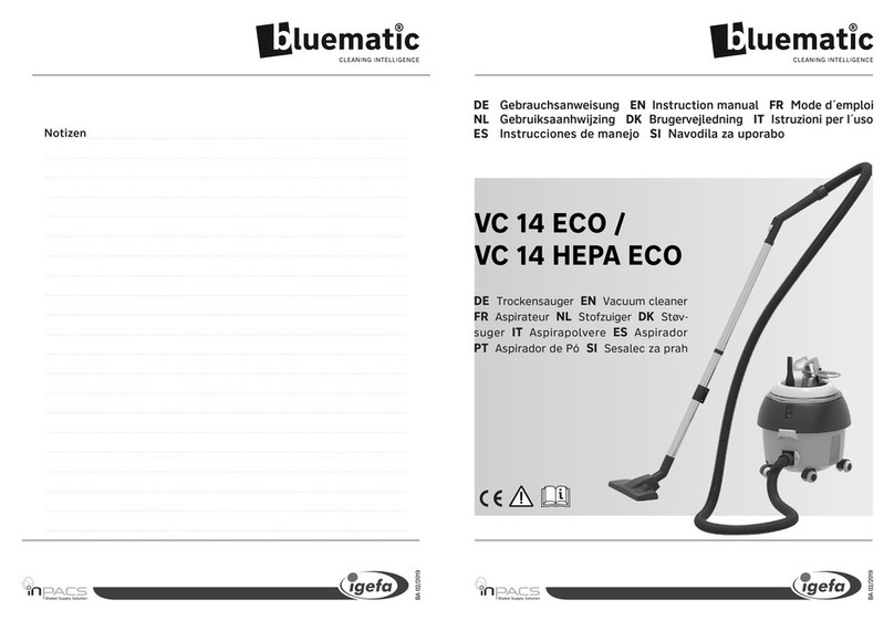 bluematic VC 14 ECO User manual