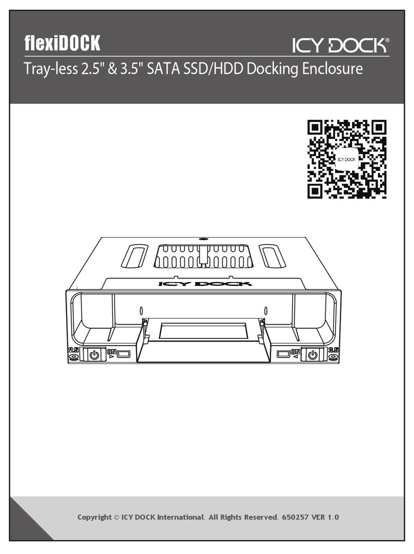 Icy Dock flexiDOCK MB795SP-B User manual