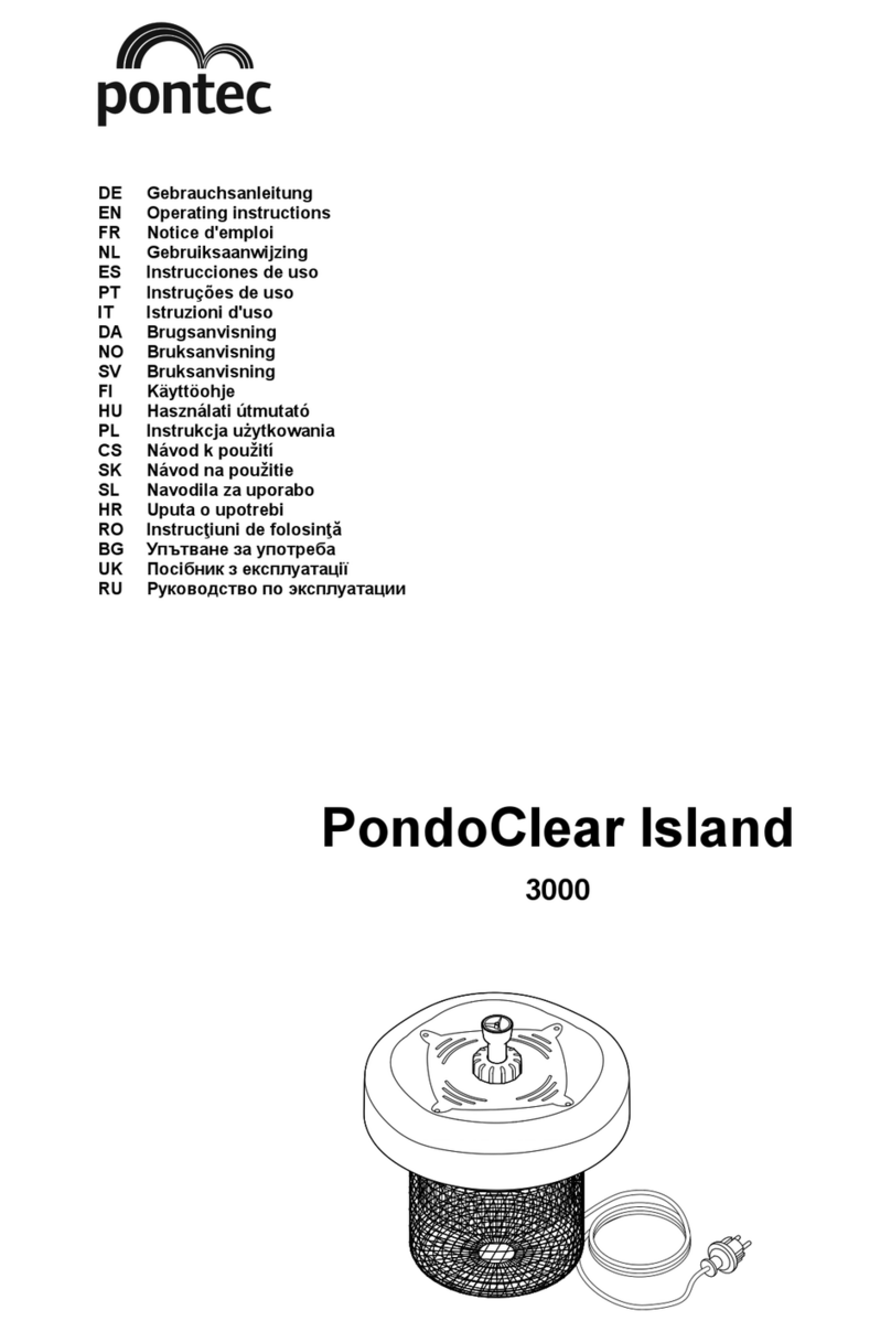 Pontec PondoClear Island 3000 User manual
