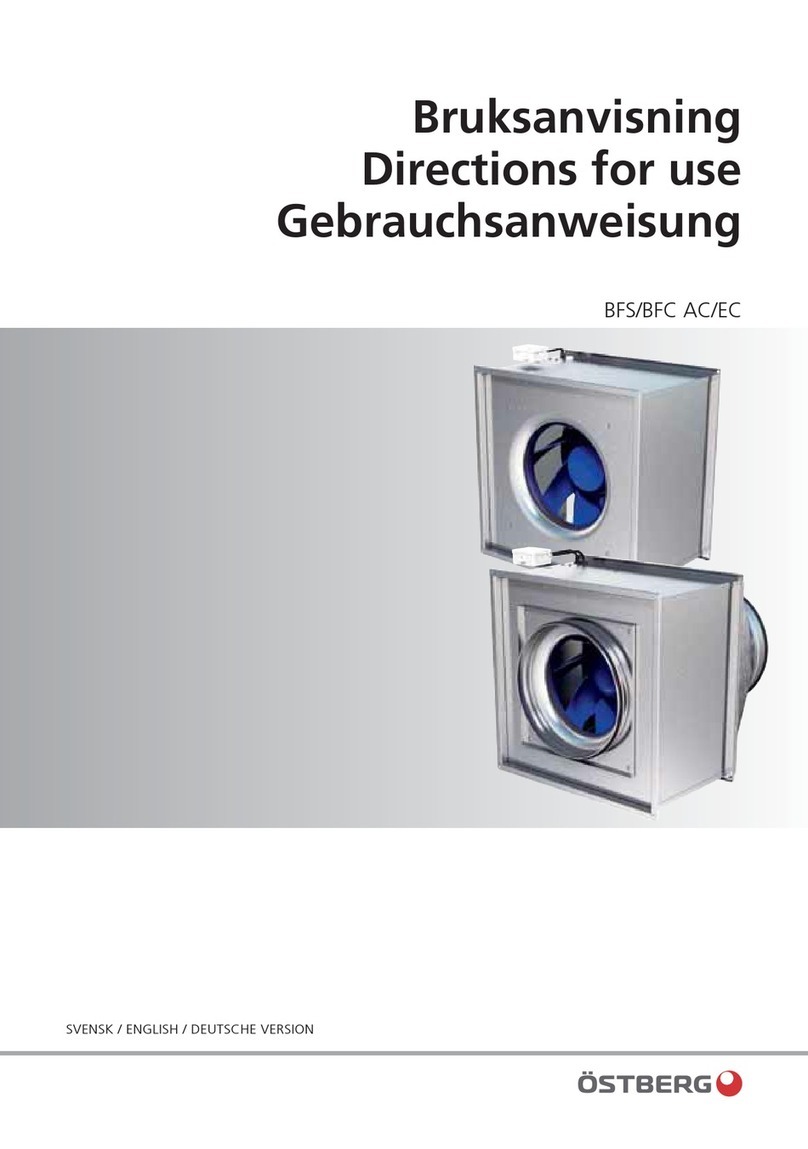 OSTBERG BFS AC Directions for use