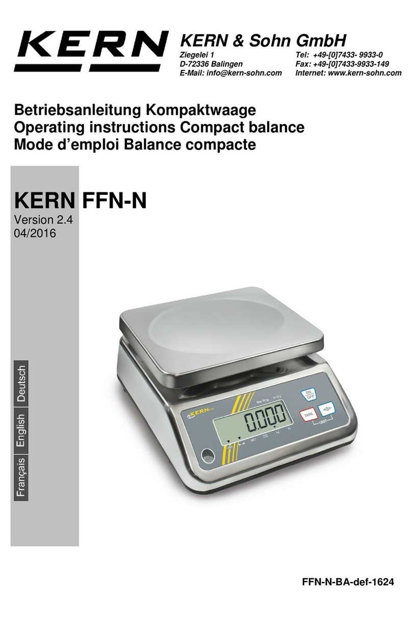 KERN FFN-N Series User manual