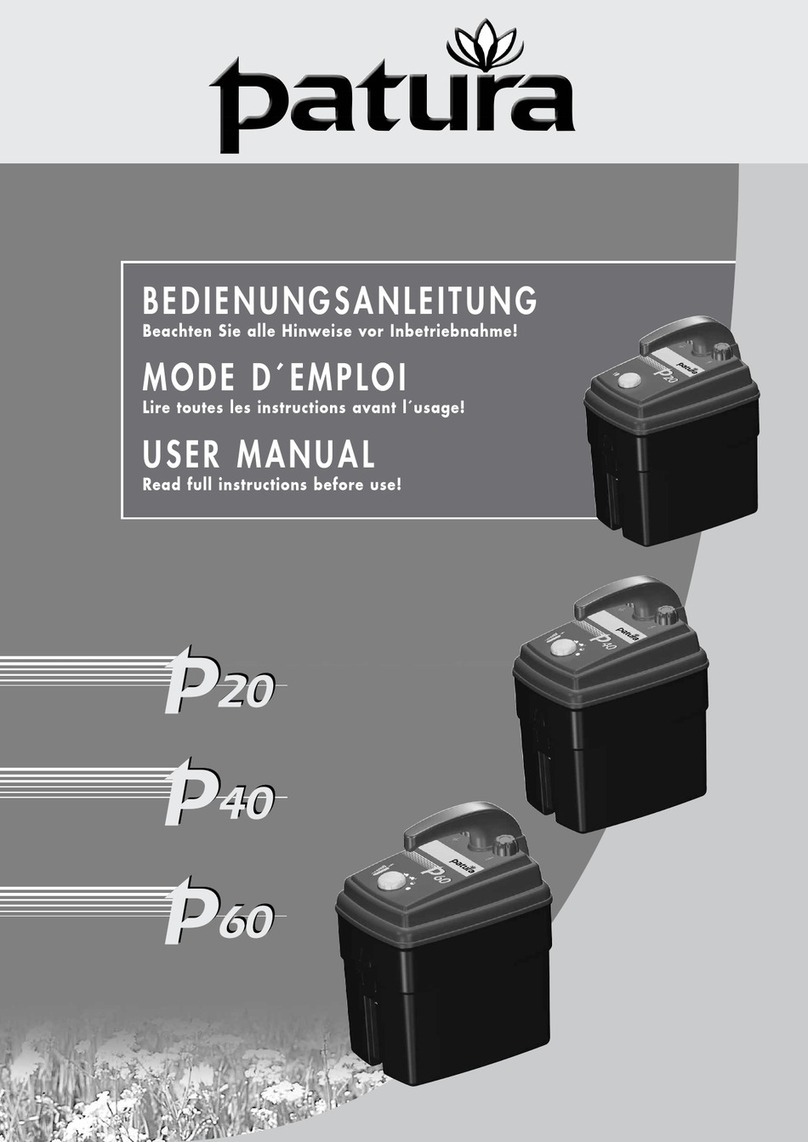 patura P20 User manual