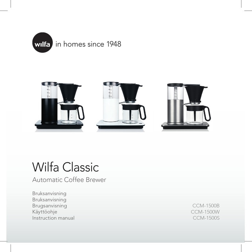 Wilfa Classic Series instruction manual