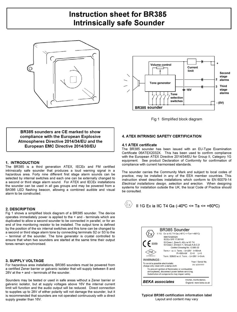 BEKA BR385 instruction sheet