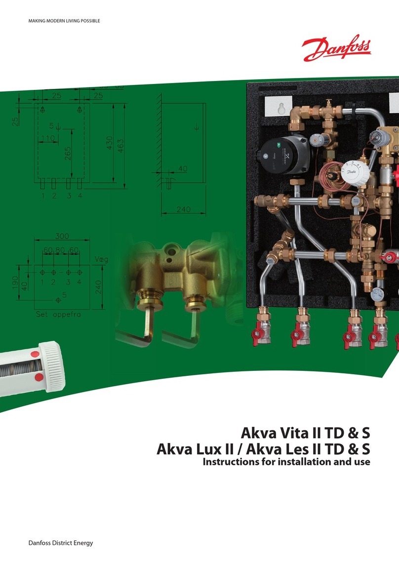 Danfoss Akva Vita II TD Instructions for installation and use Danfoss Akva Vita II TD Instructions for installation and use