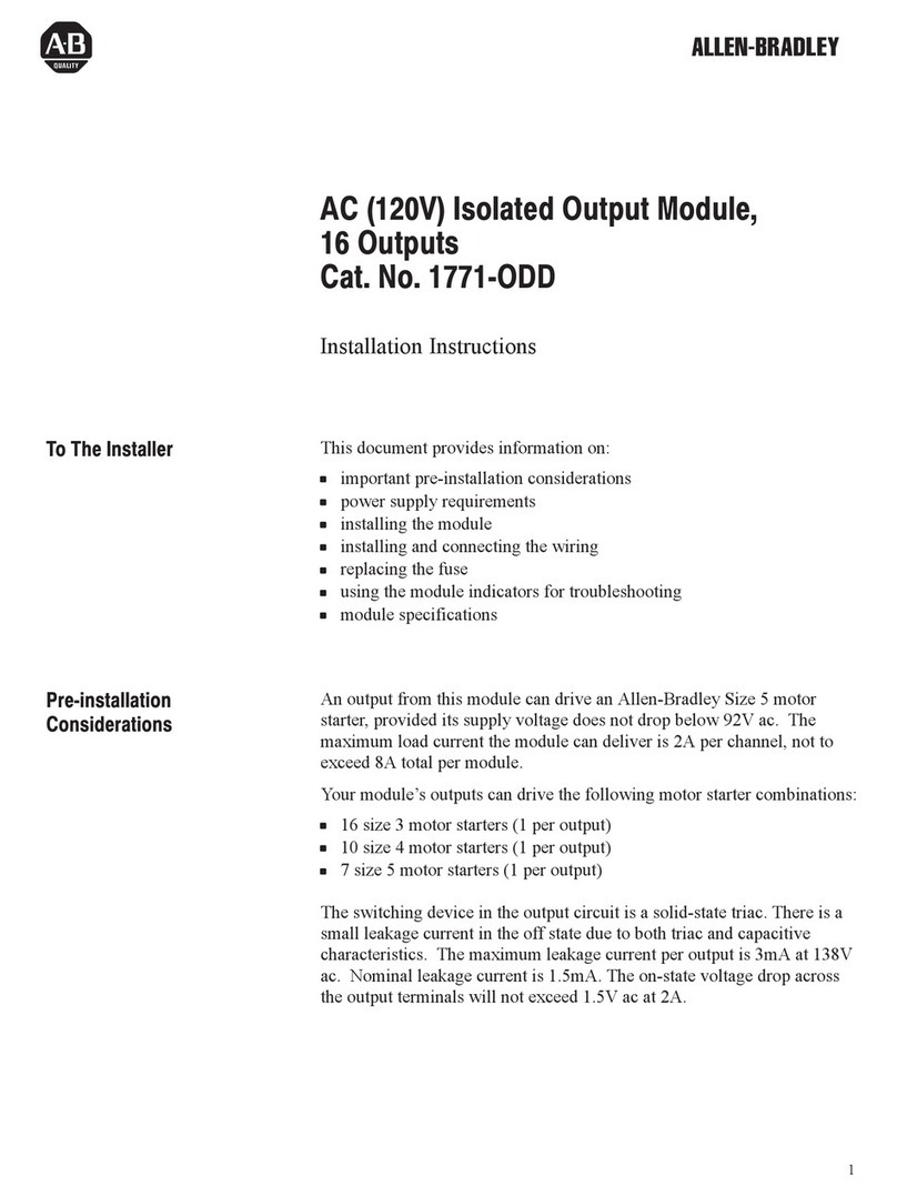 Allen-Bradley 1771-ODD installation instructions