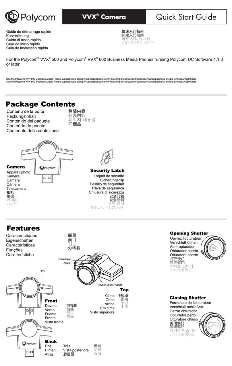 Polycom VVX 500 series quick start guide