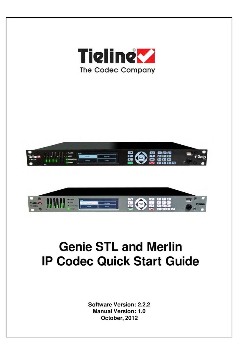 Tieline Genie STL User manual