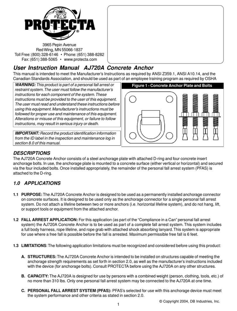 Protecta AJ720A Operator's manual