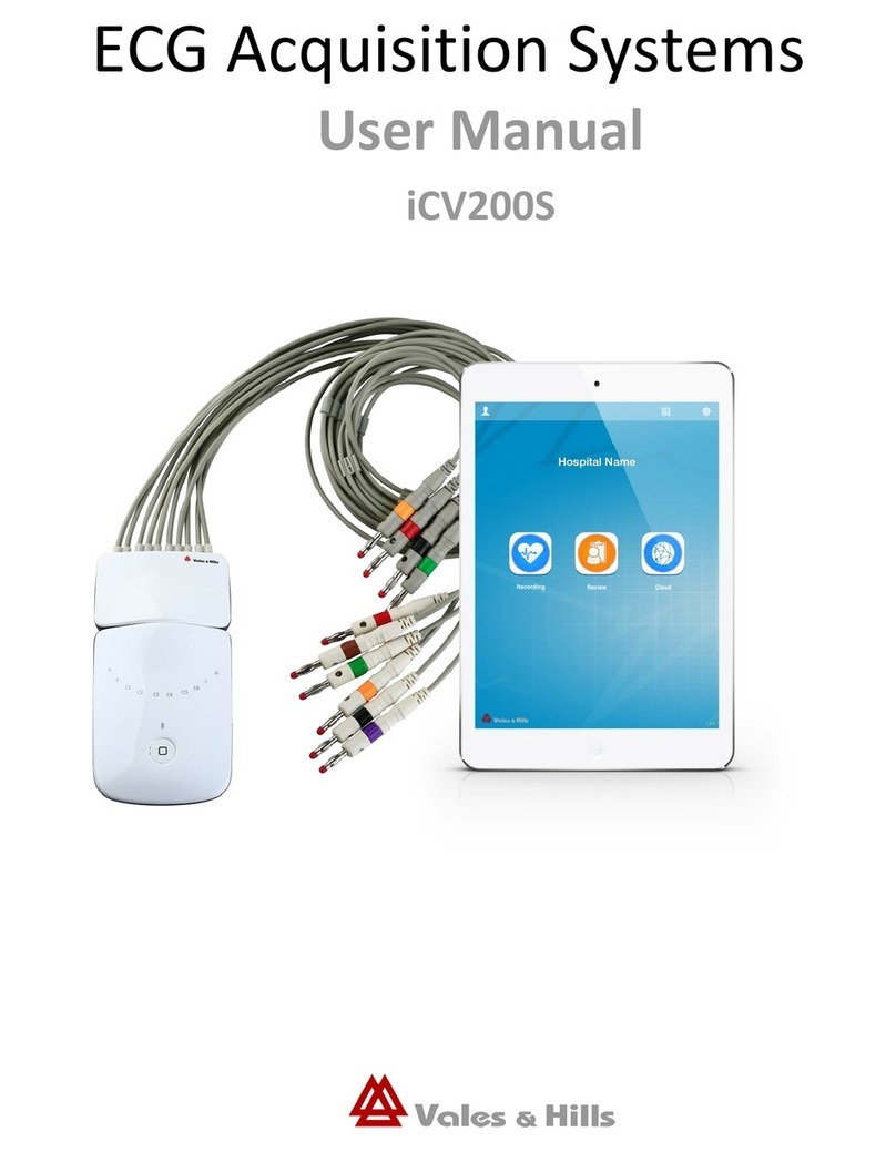 VALES & HILLS BIOMEDICAL TECH iCV200S user manual VALES & HILLS BIOMEDICAL TECH iCV200S user manual