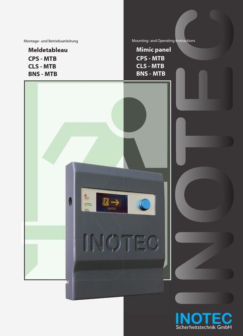 InoTec CPS-MTB Mounting and operating instructions