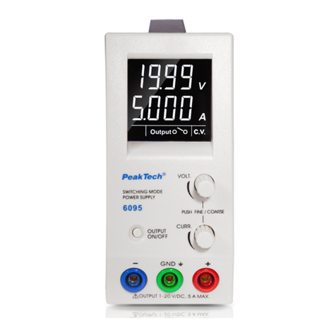 PeakTech 6095 Operation manual