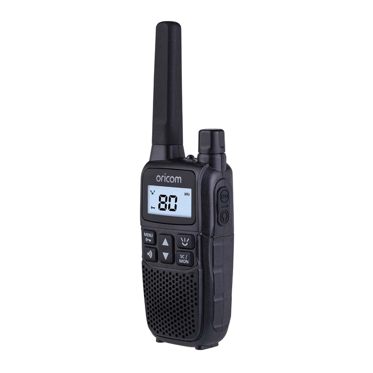Oricom UHF2390 operating instructions