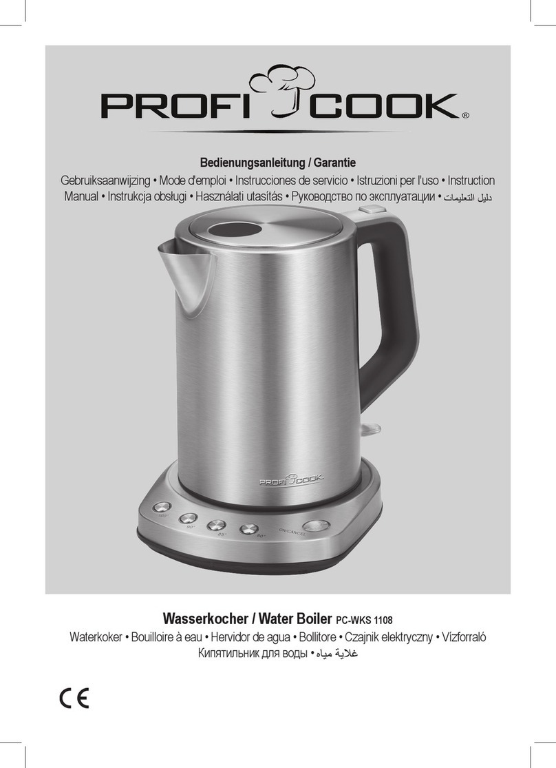 Proficook PC-WKS 1108 instruction manual
