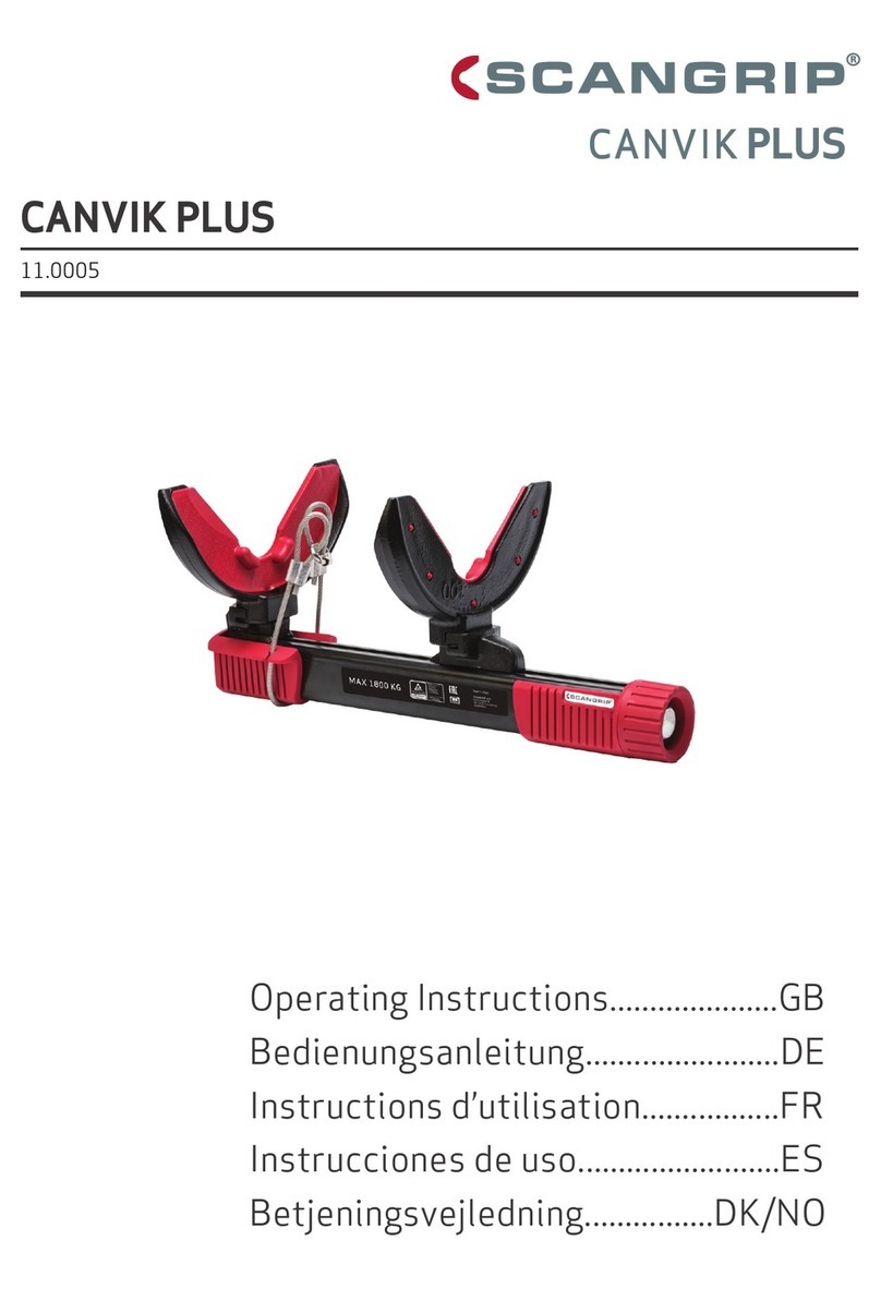 SCANGRIP CANVIK PLUS operating instructions