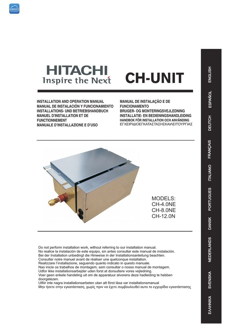 Hitachi CH Series User manual