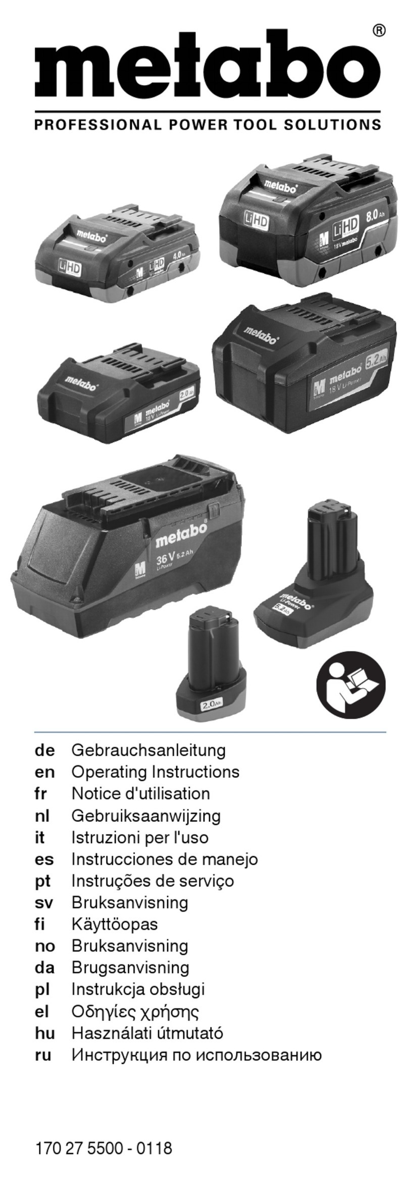 Metabo 6.25439 operating instructions