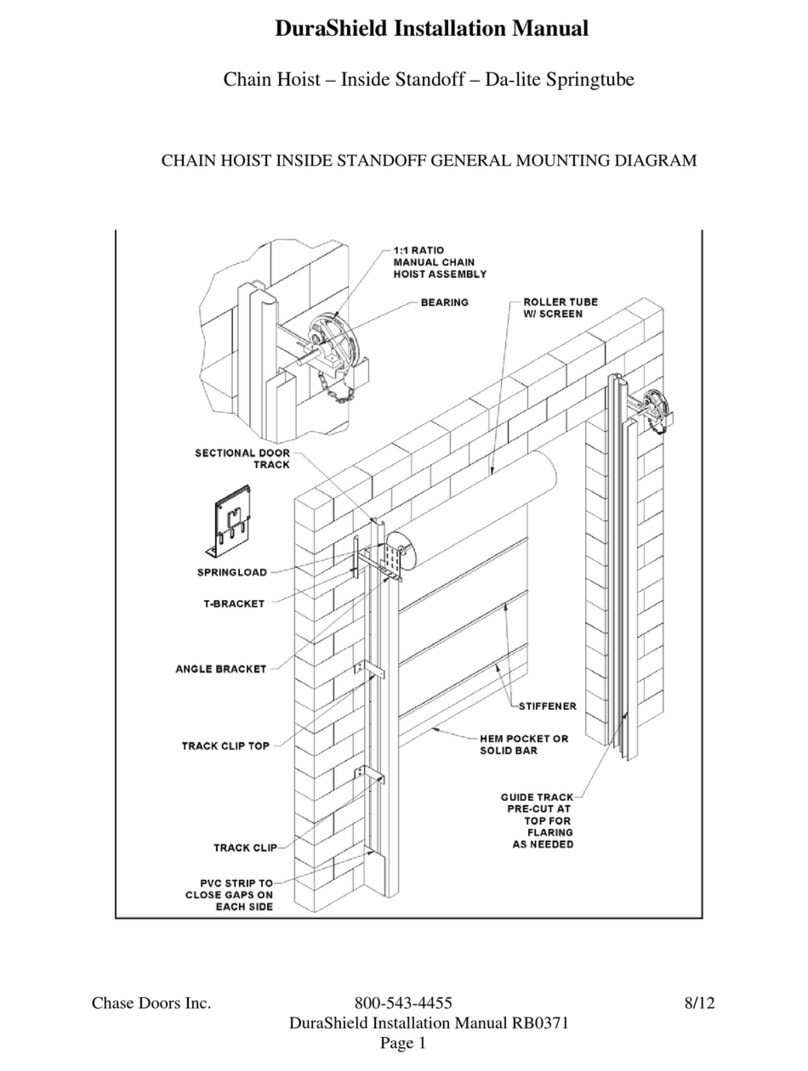 Chase Doors DuraShield Series installation manual