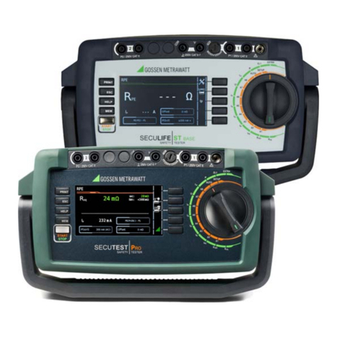 Gossen MetraWatt SECUTEST BASE User manual