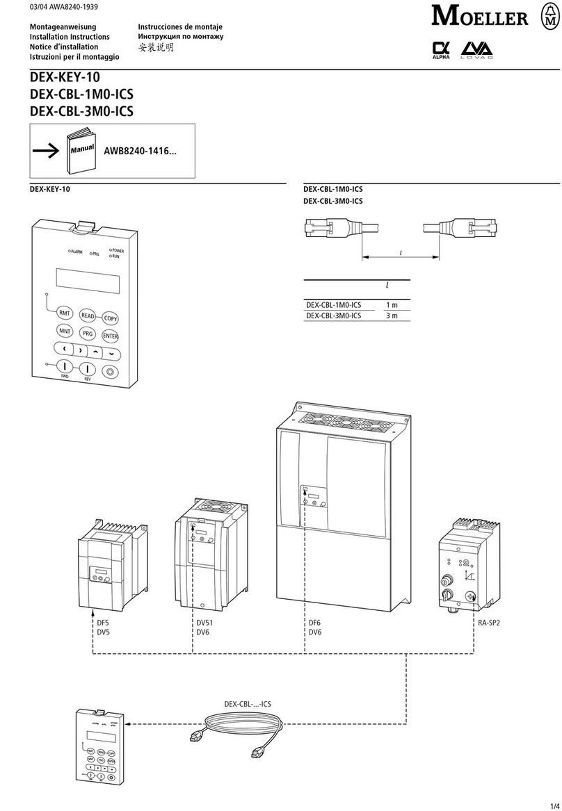 Moeller DEX-KEY-10 User manual