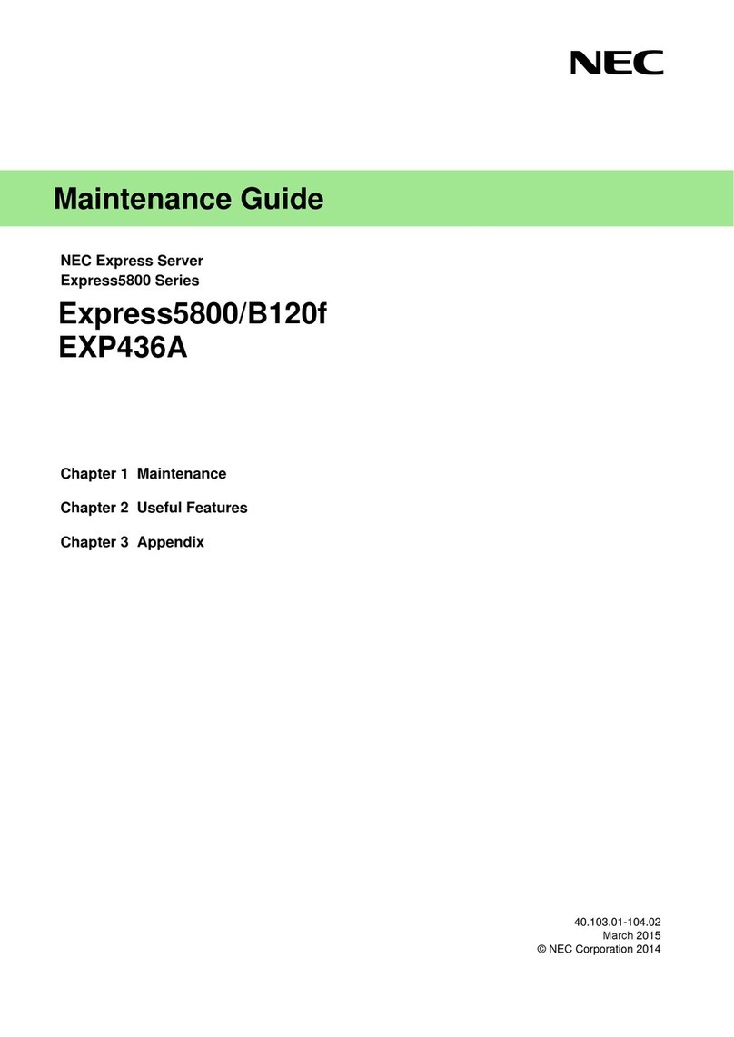 NEC NEC Express5800 Series Operating manual