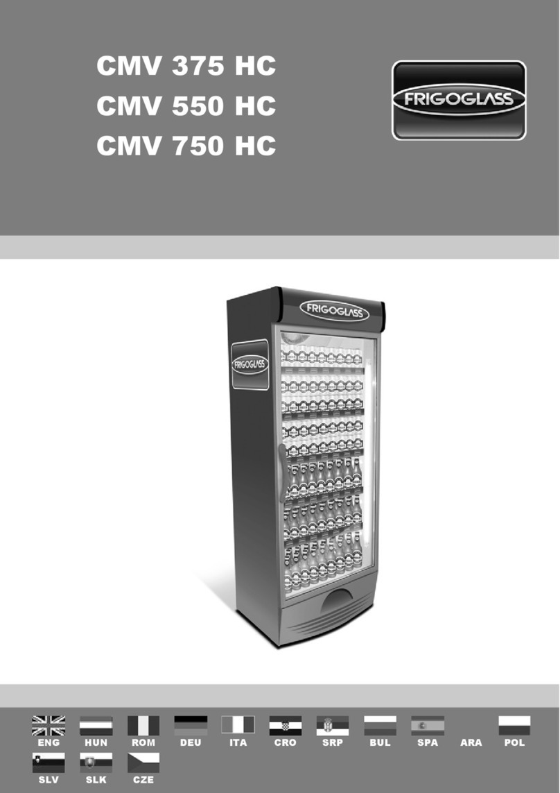 FRIGOGLASS CMV 375 HC user manual