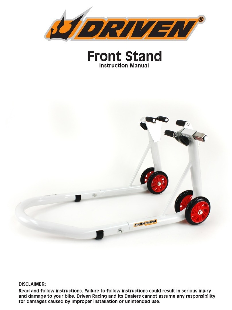DRIVEN Front Stand instruction manual