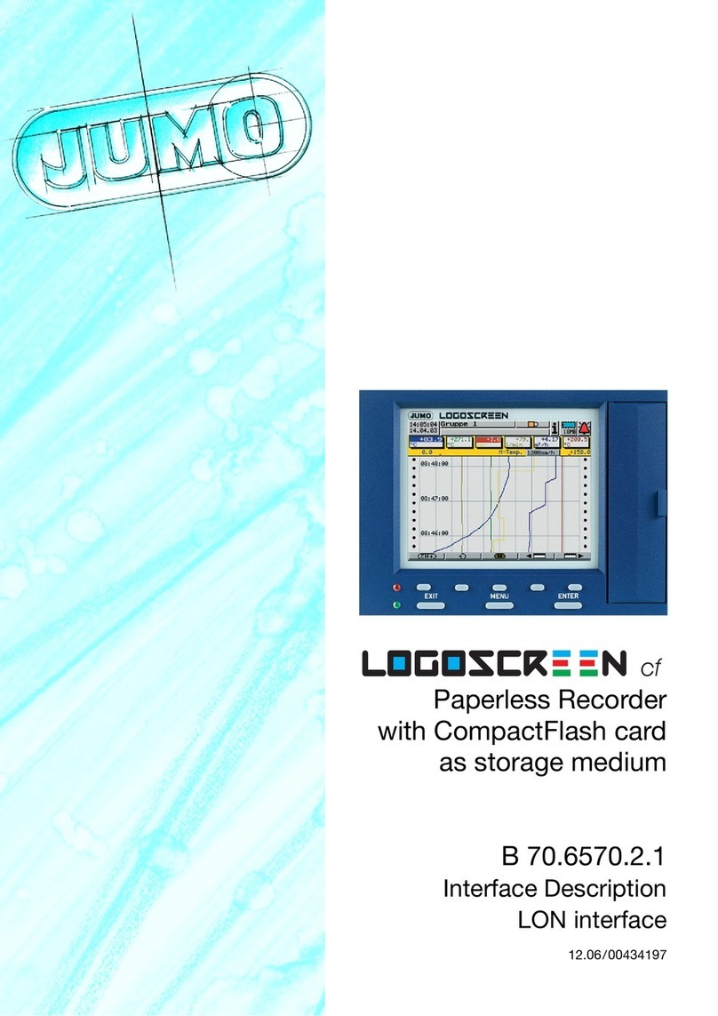 JUMO LOGOSCREEN cf User manual JUMO LOGOSCREEN cf User manual