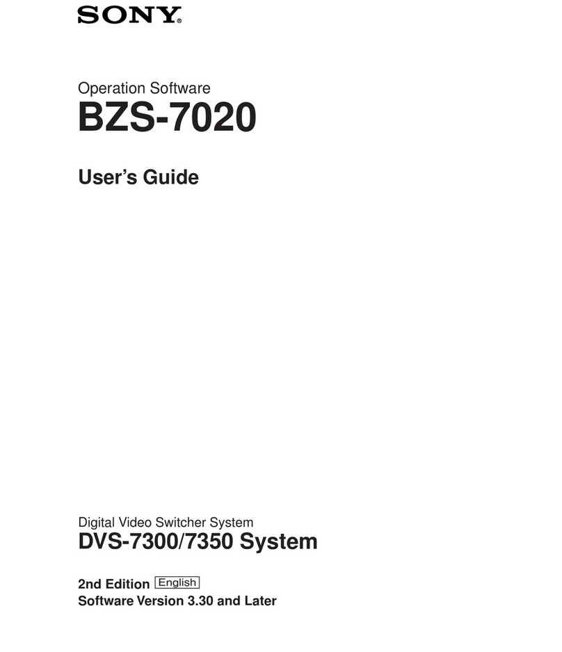 Sony DVS-7300 User manual Sony DVS-7300 User manual