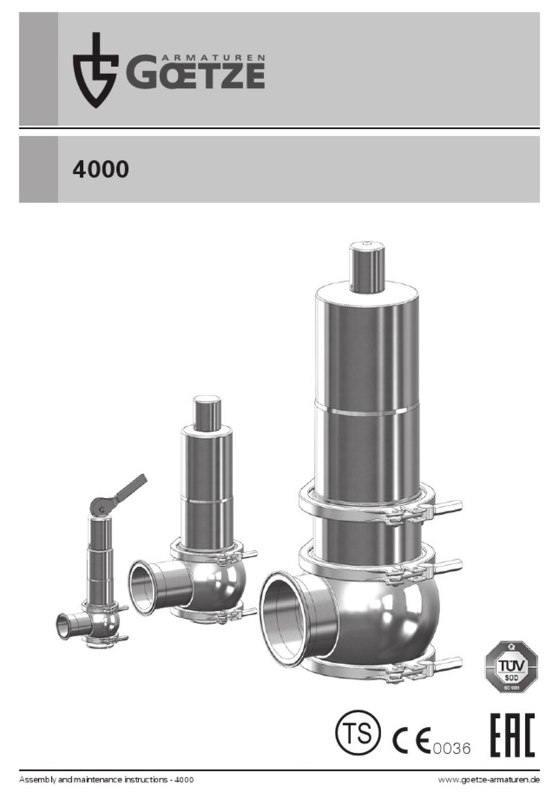 Goetze 4000 User manual