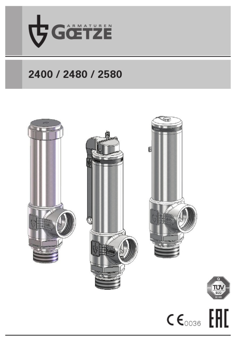 Goetze 2400 User manual