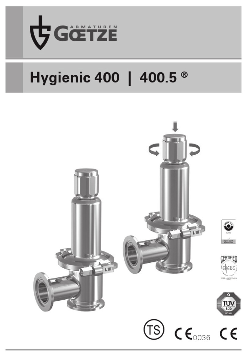 Goetze Hygienic 400.5 User manual