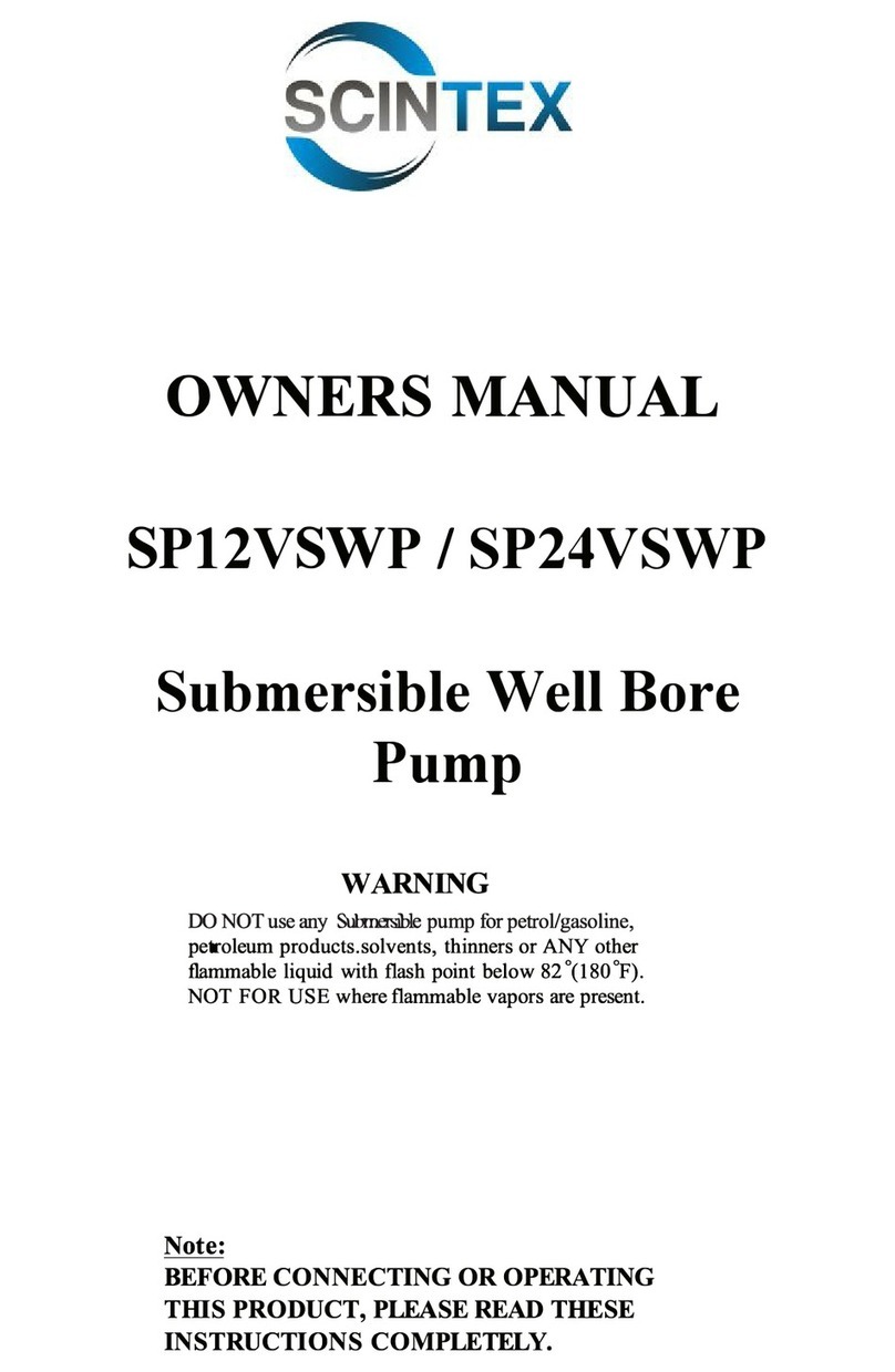 SCINTEX SP12VSWP owner's manual