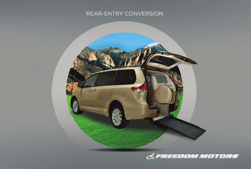 Freedom Motors REAR-ENTRY CONVERSION User manual
